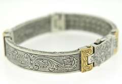 Pretty Konstantino Men's 2 Tone Bracelet