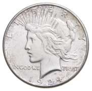 1924-S Peace Silver Dollar