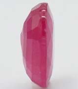 VIOLET RED NATURAL SOLITAIRE RUBY OVAL CUT