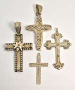Excellent Group of 4 Sterling Crosses