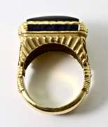 Beautifully-Made Impressive 18K Tiger's Eye Ring