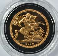 Superb Gem Ultra Cameo Proof 1979 British Gold Sovereign