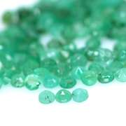 Vibrant emerald green 6.33ct 136pc Emerald set