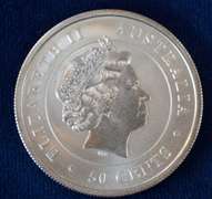 2014 Australia Great White Shark 1/2 OZ Silver Coin