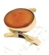Gorgeous 18kt Carnelian Gold Ring