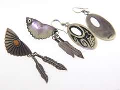 Pairs of 2 Sterling Silver Earrings