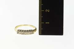 10K Yellow Gold Classic Retro Wedding Band Setting Ring