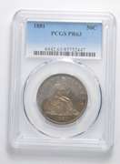 PR63 1881 Seated Liberty Half Dollar - Graded PCGS