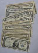 50 Assorted $ 1 Silver Certificates
