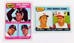2 1965 Rookie Stars Baseball Cards