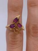 18kt Gold Amethyst Cocktail Ring