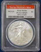 2013-(S) Silver Eagle First Strike MS69 PCGS