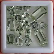 Glittering 42.04ct set of green Amethyst