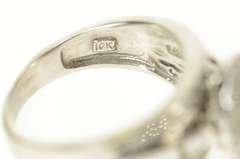 10K White Gold 0.99 Ctw Diamond Halo Classic Engagement Ring