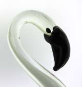 Hand Blown Art Glass Swan Figurine