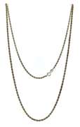Sterling Silver Rope Chain Necklace