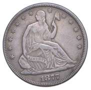1877 Seated Liberty Half Dollar