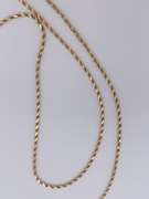 14kt Yellow Gold Twisted Rope Chain- 18 inches
