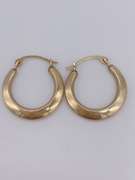 14kt Solid Yellow Gold Hoop Earrings