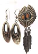 Pairs of 2 Sterling Silver Earrings