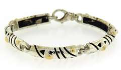 Sterling Silver and 18kt Lisa Jenks Bracelet