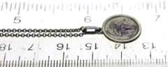 Virgin Mary & Jesus Pendant on Chain