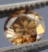 Glittering .23ct untreated rich chocolate Diamond