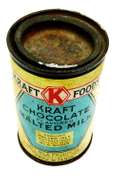 Rare Early Kraft Malted Milk Tin