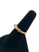 14KT Diamond Ruby Ring