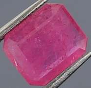 Heated only! Vibrant .91ct pinkish red Ruby