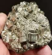Large multi-crystal 1,221ct naturally entwined Pyrite