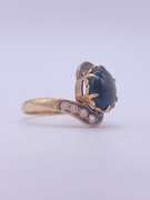 14kt Gold Star Sapphire Cocktail Ring