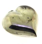 Large Sterling Silver Puffed Heart Pendant