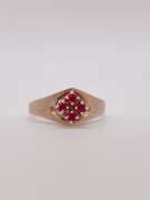 10kt Solid Gold & Ruby Cocktail Ring