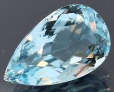 Vivid 12.97ct top sky blue Topaz