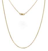 Simple Yellow Gold Gucci Link Necklace