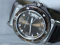 Officina Del Tempo Leather and Crystals Timeless Timepiece