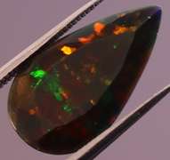 Firey mixed pattern flashing 2.64ct Black Opal