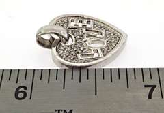 Modern 14kt 'LOVE' Heart Pendant
