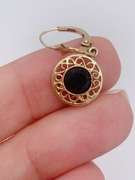 14kt Solid Yellow Gold Dangle Earrings