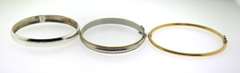 Lot of 3 Sterling Silver Bangles