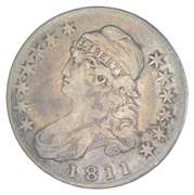 1811 Capped Bust Half Dollar - Large 8
