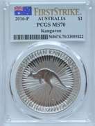 2016 MS70 kangaroo PCGS