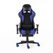 Computer Gaming Chair Folding Armchair with Footrest