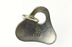 Sterling Silver Georg Jensen Curvy Statement 463B Designer Pendant