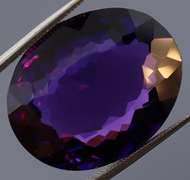Simply stunning 26.28ct royal purple created Amethyst