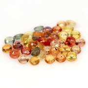 Heated only! 7.76ct fancy color Sapphire set