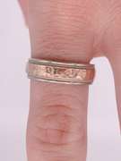 14kt Gold Hand Hammered Wedding Band
