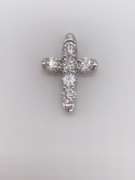 14kt Solid White Gold Diamond Pendant- 2.0+ CTW
