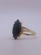 14kt Gold Onyx & Diamond Cocktail Ring